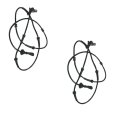 2x New Front Left Right Abs Wheel Speed Sensors For Jeep Cherokee Grand Wagoneer 