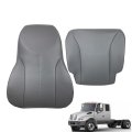 Gray Seat Cover Front Driver Side Backrest Bottom Replacement For International 4200 4300 4400 Air Ride 2001 2002 2003 2004 