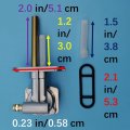 Tuzliufi Fuel Cock Petcock Valve Switch For Kawasaki Kdx200 Kdx220 Kef300 Kfx250 Kfx400 Klf220 Klf300 Klf400 Klr250 Klr650