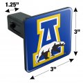 University Of Alaska Fairbanks Primary Logo Tow Trailer Hitch Cover Plug Insert 1 4 Inch 25