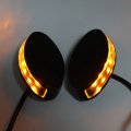 Httmt- Led Signal Black Mirror Block Off Plate Compatible With 05-08 Kawasak Ninja Zx6r 636 04-10 Zx10r P N