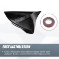 Gloss Black Rear View Mirror Cover Cap Overlay For Seat Leon Mk3 5f Ibiza Mk5 2013 2019 Driver And Passenger Side Pair Models