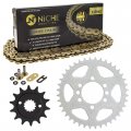 Niche Drive Sprocket Chain Combo For Suzuki Quadsport Z400 Lt-z400 Front 14 Rear 40 Tooth 520v-x X-ring 96 Links