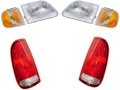 Headlight Tail Light Parking Kit 6 Piece For 1997-2003 Ford F-150 With Styleside Bed From 7 1996 Production Date 