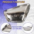Ecotric Panel Battery Cover Fairing Compatible With 1984-up Yamaha Xv 700 750 1000 1100 Virago Motorcycle Chrome Side