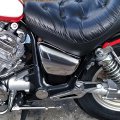 Ecotric Panel Battery Cover Fairing Compatible With 1984-up Yamaha Xv 700 750 1000 1100 Virago Motorcycle Chrome Side