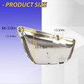 Ecotric Panel Battery Cover Fairing Compatible With 1984-up Yamaha Xv 700 750 1000 1100 Virago Motorcycle Chrome Side