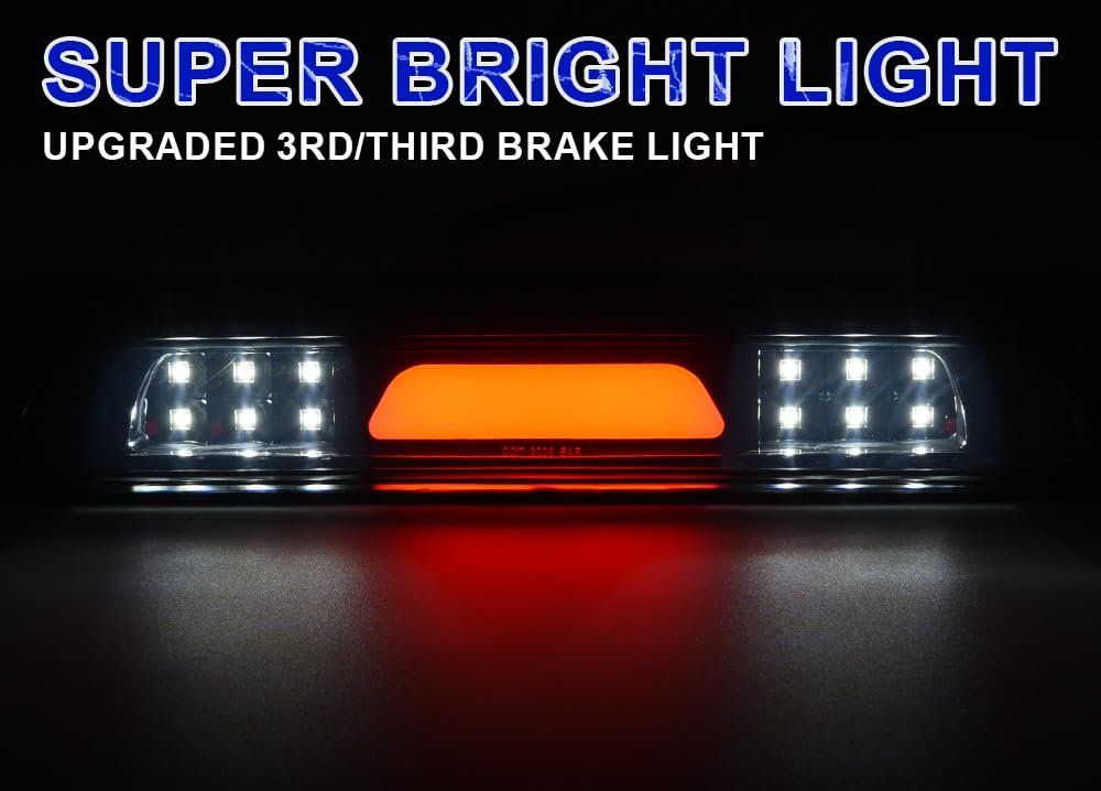 Led 3rd Brake Light For 2007 2018 Toyota Tundra Rear Trailer Cargo Stop Lamp With Black Housing And Smoky Lens 81570 0c050