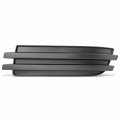 Auto Dynasty Non Fog Lamps Ch2598104 Front Light Bezel For Dodge Grand Caravan 2008-2010 Driver Left Side Matte Black 