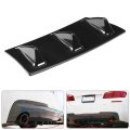 Rear Bumper Spoiler Universal Car Chassis Shark Fin Wing Lip Diffuser S