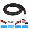 Uxcell D-shape Door Rubber Seal Strip 0 51 X0 59 Foam Automotive Weather Stripping With Self-adhesive For Cars Truck Window