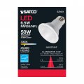 Satco S29401 6 5 Watt Par20 Led 3000k 25 Deg Beam Angle Medium Base 120 Volt Clear Finish Silver Colored Reflector Dimmable