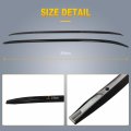 Ocpty Roof Rack Side Rails Fit For Mazda Cx-9 2016-2023 Luggage Racks Rooftop Cargo Carrier Bag Kayak Canoe Bike