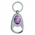 Graphics More I Stand For The Flag Kneel Cross Usa American Patriotic Keychain Chrome Metal Spinning Oval Bottle Opener