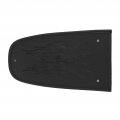 Bib Cover Black Pu Leather Flame Rear Motorcycle Artificial Decorative Pad Pattern Fit For Xl 883 1200 48 Black