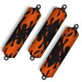 Vps Shock Cover For Yamaha Yfz450 Banshee Warrior 350 Yfz450r Set 3 Orange Color Nd904 