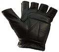 Motorcycle Biker Leather Fingerless Skull Flame Gloves 2xl