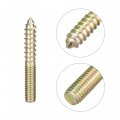 Uxcell M5x40mm Hanger Bolts 12pcs Double Ended Thread Dowel Screws For Wood Furniture