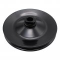 Gskmotor Black Power Steering Pulley Single Groove V-belt Key Way Fits For Gm Chevy Pontiac Oldsmobile Buick 8948bk 