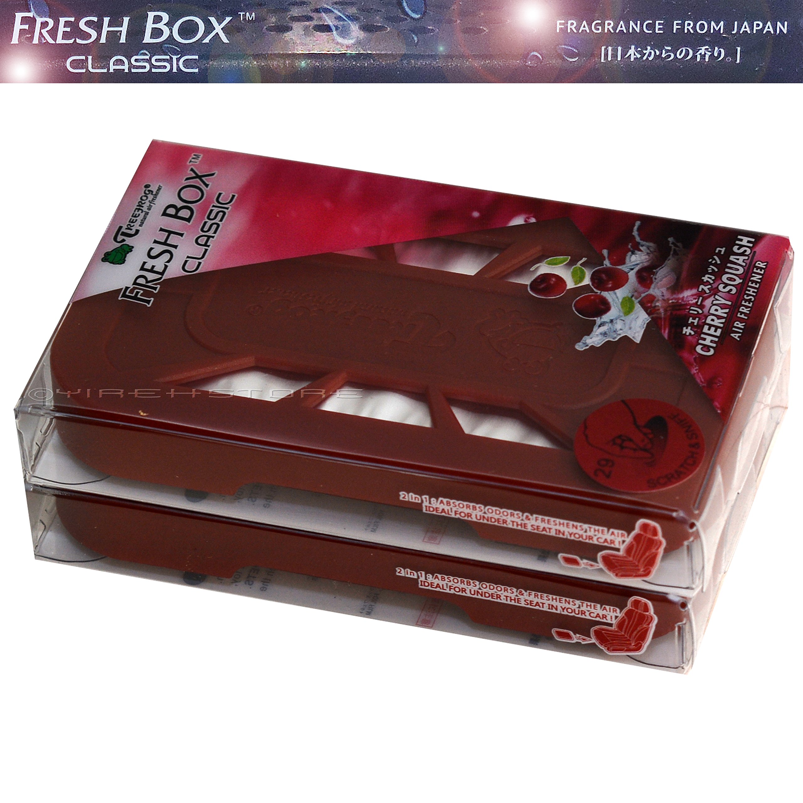 2-pack Treefrog Fresh Box Classic Cherry Squash Scent Air Freshener Refill Cartridge