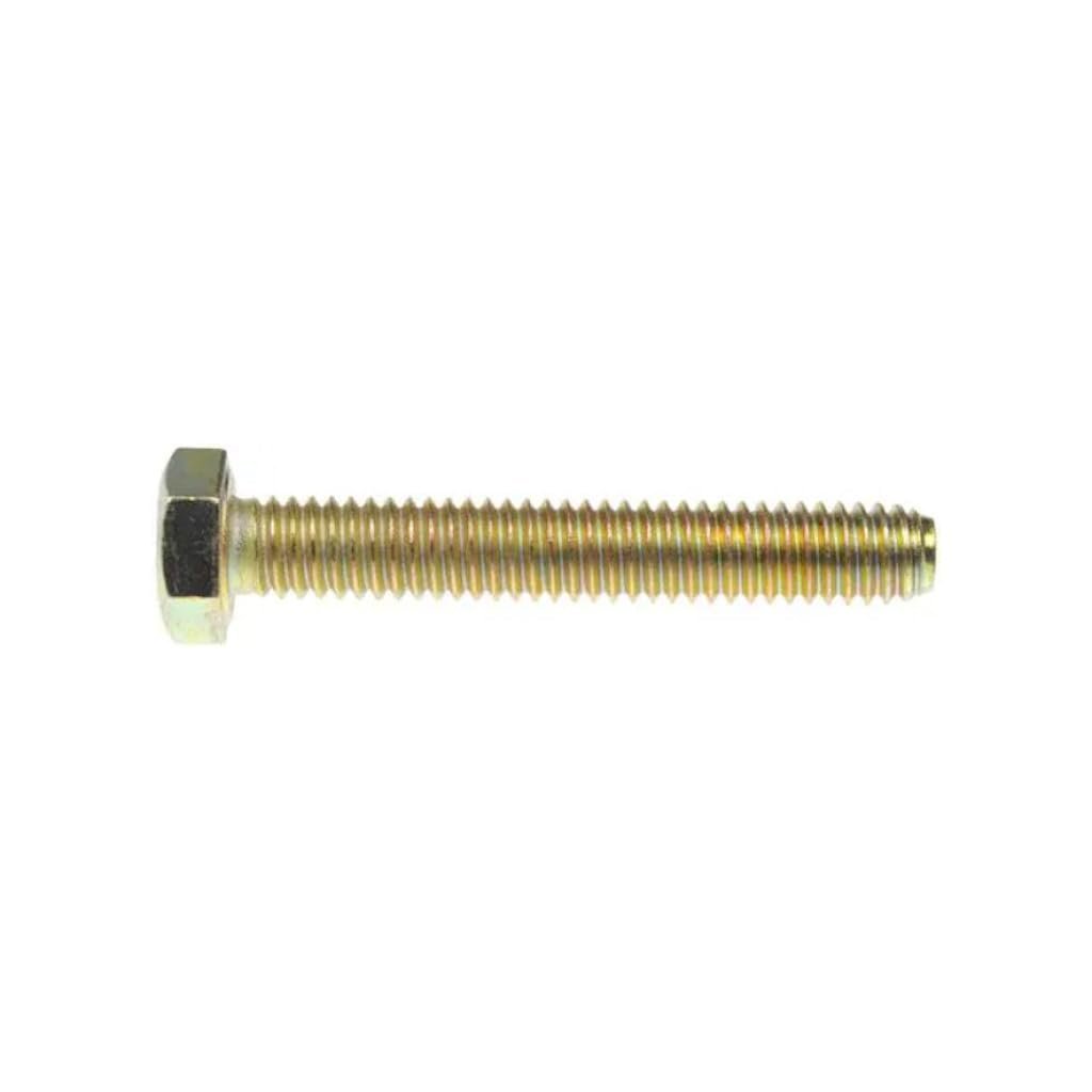 Multi Purpose Bolts Grade 8 Alloy Steel Yellow Zinc Finish Hex Head Fine Thread 0 5 In Tool Size 18 Threads Per Inch 4 Piece
