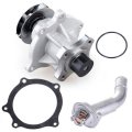 Thermostat Housing And Water Pump For Buick Rainier Chevrolet Trailblazer Gmc Envoy Isuzu Ascender Oldsmobile Bravada Saab 9-7x 
