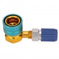 Qiilu Car Air-conditioning Accessories R1234yf To R134a Low-voltage Side Quick Coupler Adapter For Most European And American