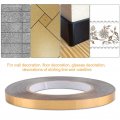Flexible Mirror Border Design Gold Molding Trim Peel And Stick Wall Ceiling Floor Cabinet Tile Edge Moulding Pvc Foil Room