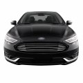 Slickmod Chrome Delete Blackout Vinyl Overlay For 2019-2020 Ford Fusion Front Grill Trim Gloss Black 1 Outer 