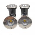 Quans 3w Watt 12v 24v Dc Ac Low Voltage In Ground Well Outdoor Led Light In-ground Landscape Lighting Spotlight For Deck Step 
