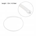 Uxcell Nylon Line Hose Tube 12mm 0 47 Id X 14mm 55 Od 1 5m Pa6 Pneumatic Air Brake Tubing For Fluid Transfer Translucent