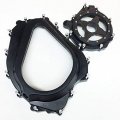 Xkh- Replacement Of Glass Black See Through Engine Clutch Stator Covers For 04 05 06 07 Honda Cbr 1000rr By Xkh