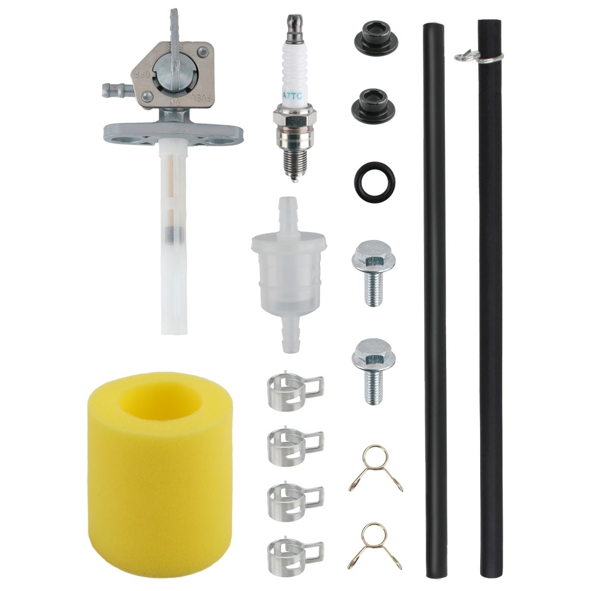 16100-176-671 Carburetor Kit For Honda Crf80f Xr80r Xr80 Xl80s Xr75 With Fuel Petcock Spark Plug Air Filter And Lines