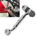 Universal Artificial Leather Steel Brake Hose Extend Connector Hydraulic Spare Parts For Motorcycle Modification 