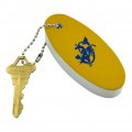 Graphics More Southern Arkansas University Secondary Logo Floating Keychain Oval Foam Fishing Boat Buoy Key Float