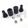 Smt-black No Cut Frame Slider Compatible With 2013 2014 Kawasaki Zx-6r Zx6r B01clug0hi