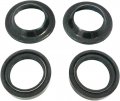 Front Fork Oil Seal Dust Boot Set 30mm 42mm 11mm Compatible With Kawasaki Kx60 Atc200