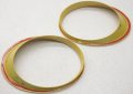 Ke610-bv260yw Headlight Trim Rings Color Studio Yellow Finisher