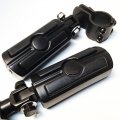 Hongk- Highway Front Skull Foot Pegs Clamps Mounting Bracket Compatible With Gl1800 Gl1500 Gl1100 Gl1200 01-12 B01bn0dm1e