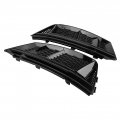 Fog Lamp And Assembly Light Cover A4 B9 For S4 Style Glossy Black Front Bumper Grilles Audi 2017-2018