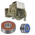 Maniacem Alternator Rebuild Kit For 2001-2003 Mitsubishi Montero Regulator Brushes Bearings 13949rk 