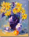 L Orange By Bette Jaedicke Floral Art Ceramic Accent Tile 10 X 8 Kitchen Shower Backsplash 