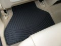 Bmw All Weather Rubber Floor Mats Rear Black Set Of 2 Sport Wagons 2005 3 Series Coupes-2006 M Models 330i Sedan 330xi 2005 M3 