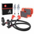 Ignition Coil And Spark Plug W Wire Cap Compatible With Polaris Ranger Crew 800 Rzr 4 S 2011-2017
