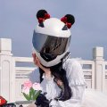 1 Pair Cute Bear Ears Helmet Horns Motorcycle Ski Snowboarding Decorations Accessories Style
