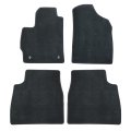 Velour Floor Mats For Toyota Prius 2012 2015 Custom Fit Front And Rear Black Carpet Liners Anti Slip All Season Full Set 