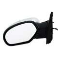 Driver Side Door Mirror For Gmc Yukon 2007 2008 Power Heated Satin Chrome Brushed Aluminum Replacement Gm1320340 25776087 