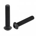 Uxcell M8x40mm Hex Socket Button Head Cap Bolts Screws Carbon Steel 25pcs