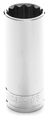 W32628 1 2 In Drive 7 8 12 Point Deep Socket Chrome Vanadium Alloy Steel Polished Nickel Plated Finish Sae Style 
