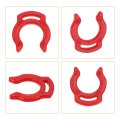 100pcs 1 4 Inch Locking Clip For Ro Water Filtration Systems Tube Quick Connect Lock Clamps Fitting Replacement Parts Red